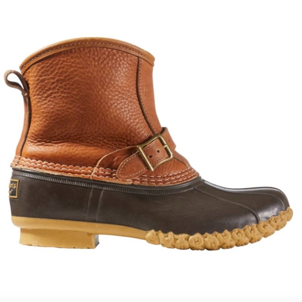L.L.Bean Bean Boot 7" Strap Buckle Lounger style